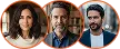 Avatars van tevreden V0fqary1 gebruikers